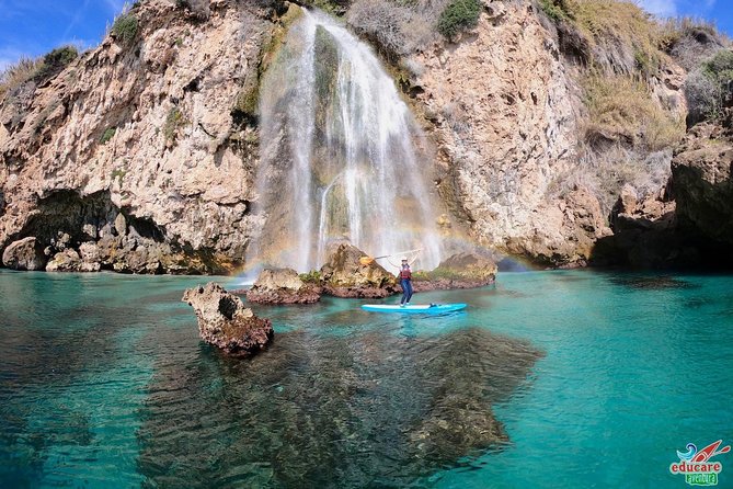 Paddle Surf Route Cliffs Nerja and Cascada de Maro + Snorkel - Burriana Beach Start and the 2.5-Hour Flow