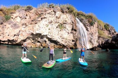 Paddle Surf Route Cliffs Nerja and Cascada de Maro + Snorkel - Stop-by-Stop on the Cliffs of Nerja and Maro