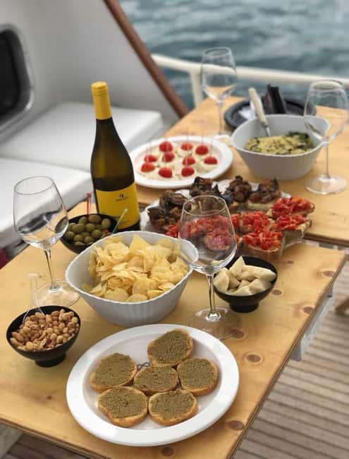 Palermo: Boat Tour With Aperitif Snorkeling And Cave Tour - Aperitif at Sunset: Typical Sicilian Bites, One Glass of Wine, and Time to Chat