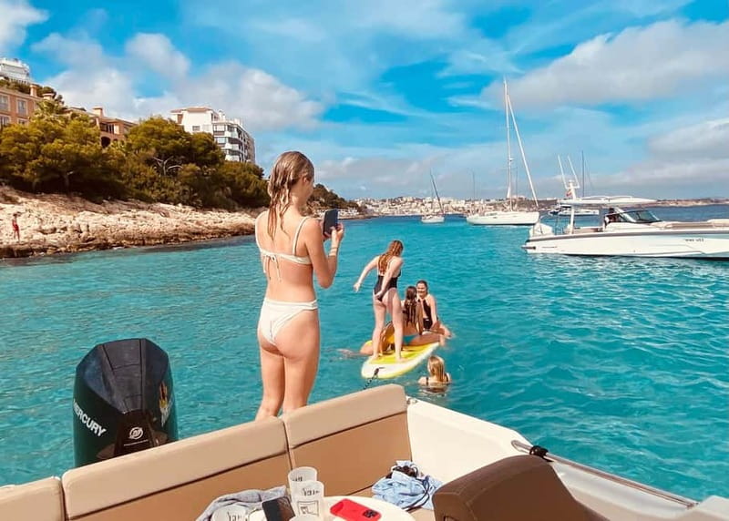 Palma de Mallorca: Private Boat Tour with Snorkel and Paddle - How the Stops Feel: Cala Comtesa, Punta Negra, Cala Vinyes, and Cala Bella Dona