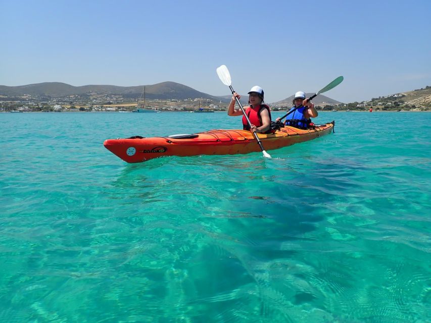 Paros: Sea Kayak Trip with Snorkeling and Snack or Picnic - What you actually paddle: granite and limestone coasts plus hiking-only beaches