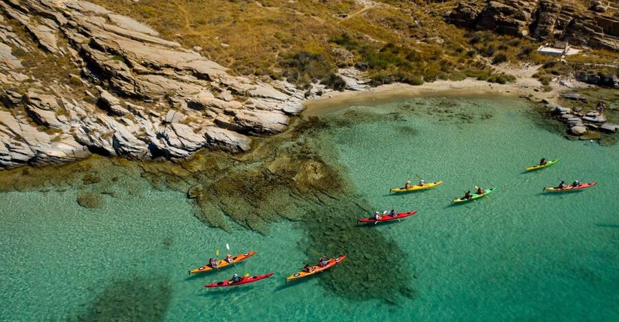 Paros: Sea Kayak Trip with Snorkeling and Snack or Picnic - Wind changes the route: lighthouse plans, downwind paddles, and chapel breaks