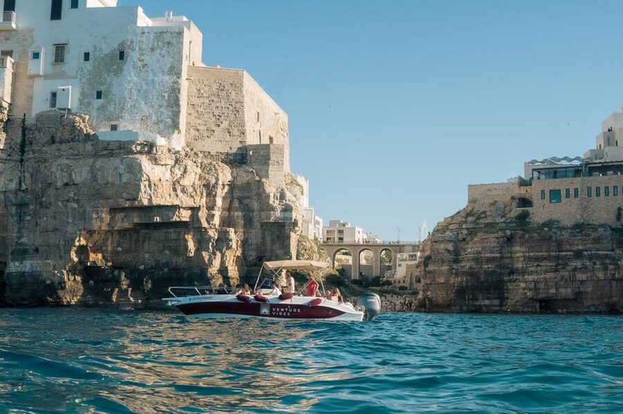 Polignano Sea Caves: Boat Tour with Snorkeling & Aperitif - Aperitif on the water: Prosecco with a view that changes fast