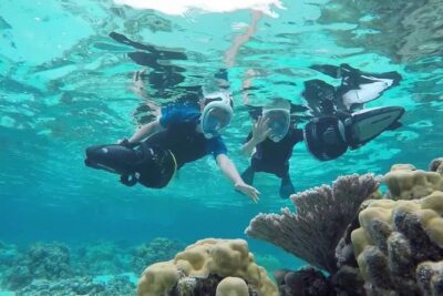 Premium Catamaran Afternoon Sail: Snorkeling and Lunch - Onboard setup on a 40-foot trimaran: drinks, restroom, and your comfort