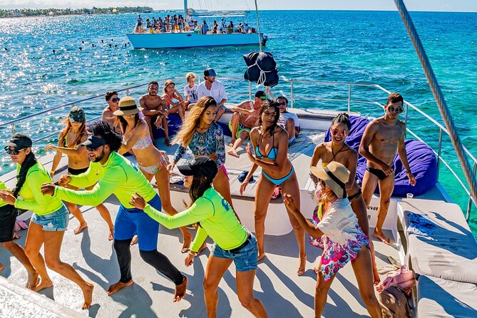 Private Catamaran Snorkeling Family Adventure - Open Bar, Caribbean Music, and Real Dance Lessons