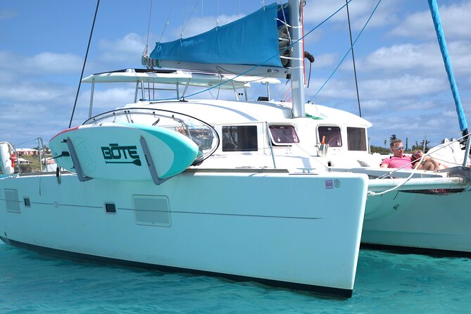 Private Catamaran Swim sail snorkel cliff jumping SUP - Price and value: $1,175 per group up to 15 people