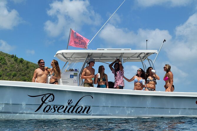 Private Fast Power Catamaran. Full or Half Day for Beach Hopping, Snorkel & Swim - Drinks, Water, and the On-Board Comfort Factor (What’s Included)