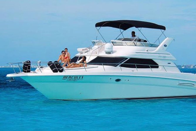 Private Yacht - 46 ft SeaRay Cancun Bay Snorkel 23P4 - A Private 46-Foot SeaRay Makes Cancun Feel Like Your Own