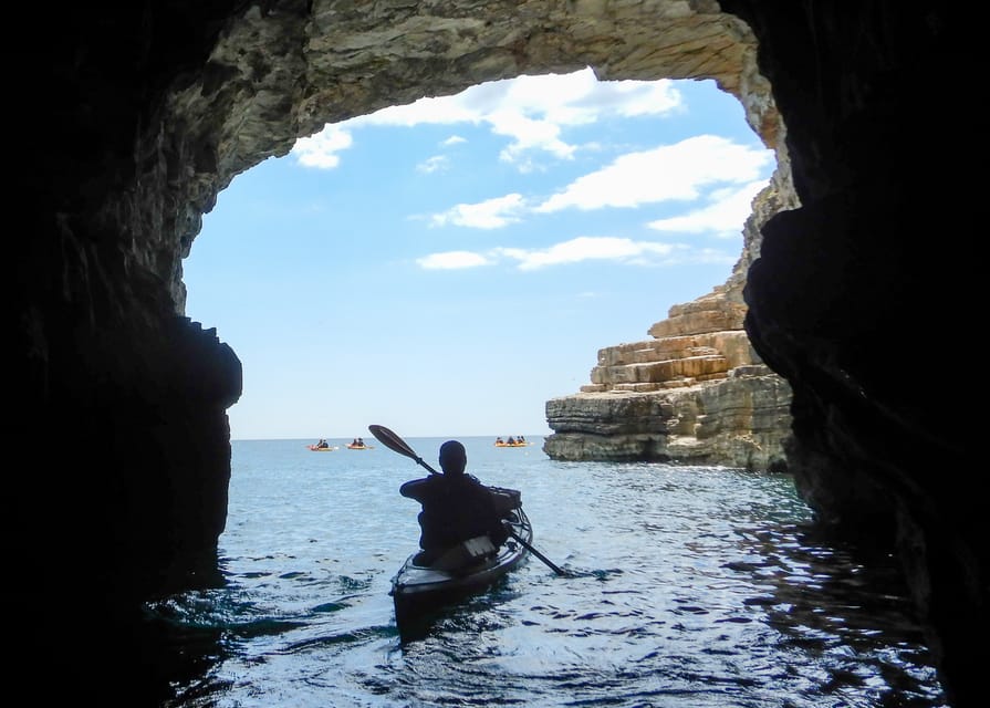 Pula: 3-hrs Kayak, Cliffs & Snorkeling Small Group Adventure - Getting your kayak basics down before you head along the cliffs