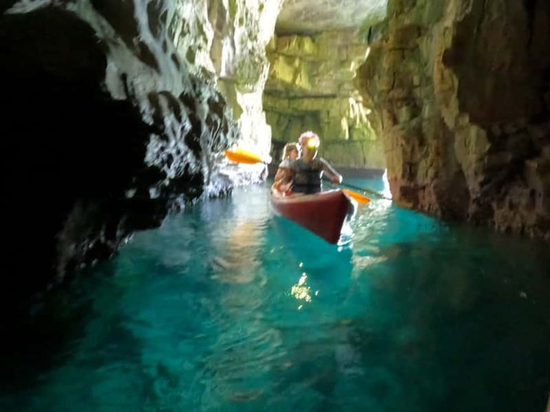 Pula: Kayak Tour, Cliff Jumping, Snorkeling & GoPro Pictures - Hidden Beach by Brioni National Park: Snorkeling in Clear Water