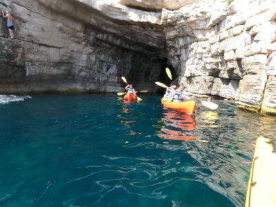 Pula: Kayak Tour, Cliff Jumping, Snorkeling & GoPro Pictures - Seaside Cliffs, Cormorants, and the Pula Coastline Stops