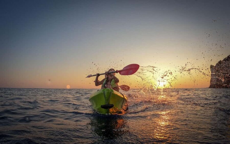 Pula: Kayaking,Snorkeling, Cliff jumping Tour with Wetsuit - Cliff jumping: optional courage with a guide watching your form