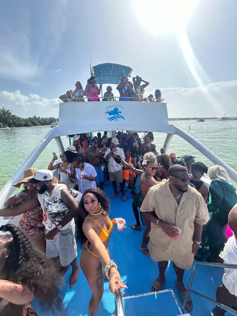 Punta Cana: Party Boat with Snorkeling, Open Bar And Hip Hop - The dolphin island moment: quick viewing, keep expectations right