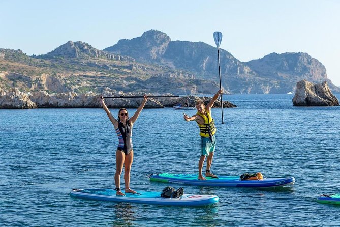 Rhodes: Stand Up Paddle & Snorkel Adventure - Snorkeling, warm water, and the cave stop