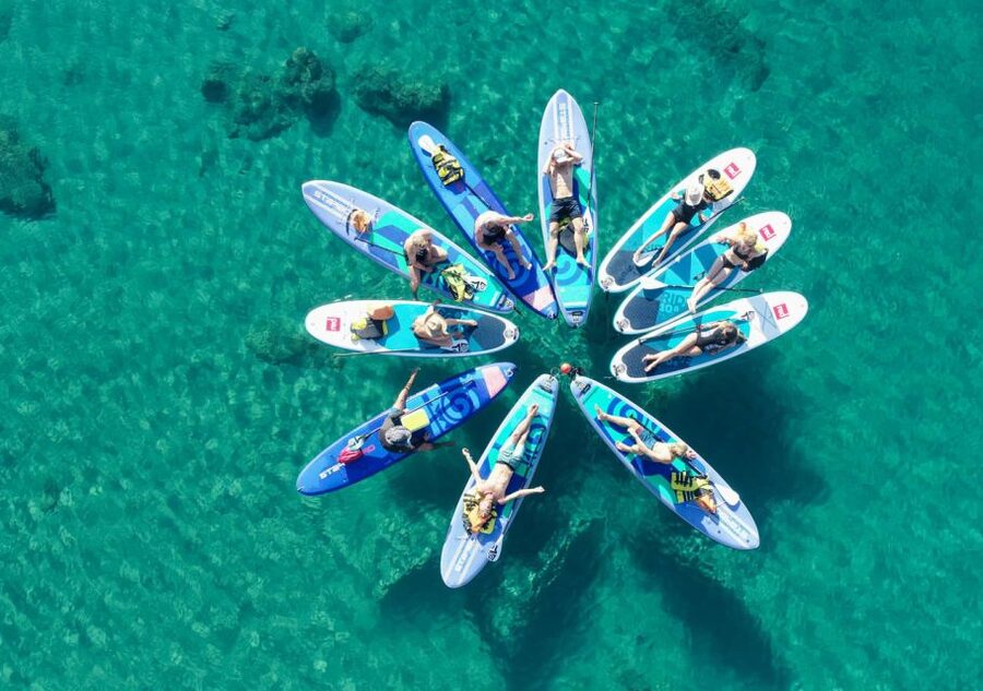 Rhodes: Stand-Up Paddleboard and Snorkeling Tour - East-coast Rhodes by SUP: where the coastline feels closer