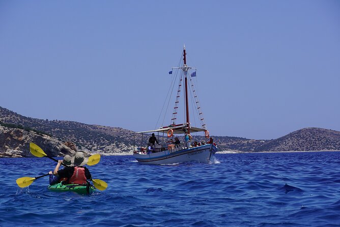 Rina Cave Sea Kayak Tour with Snorkeling and Picnic - Kalantos Beach for swimming, snorkeling, and a real picnic