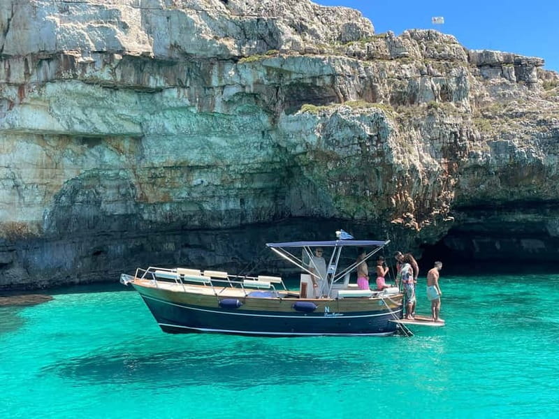 Santa Maria di Leuca : Tour in barca ,grotte e snorkeling - The 3-hour flow: how the trip moves coast to coast