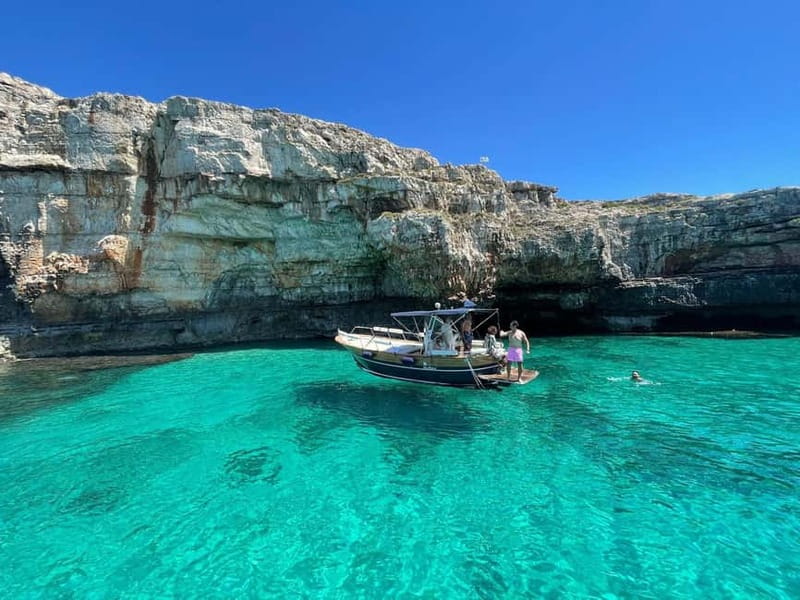 Santa Maria di Leuca : Tour in barca ,grotte e snorkeling - Ionian Sea time: swimming, snorkeling, and cave possibility
