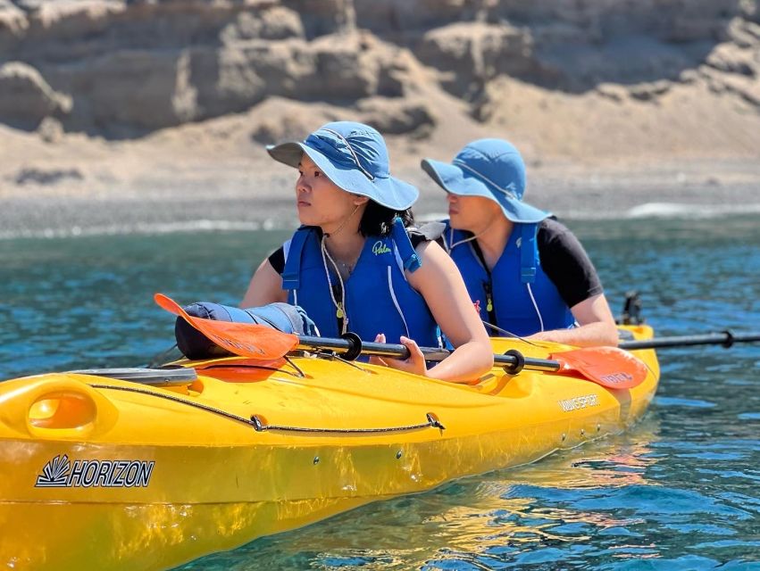 Santorini: Sea Caves Kayak Trip with Snorkeling and Picnic - Price and Value at $159 per Person