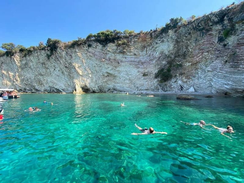 Sarandë: Boat Tour at Kroreza & Hidden Caves with Snorkeling - Six stops, then a long Krorez/Krorëza beach block: how the timing works