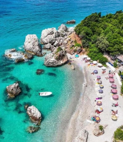 Sarandë:Krorez Boat Tour with Free Umbrella&Snorkelling mask - Krorez Bay: the 2–3 hour beach stop you plan the whole day around