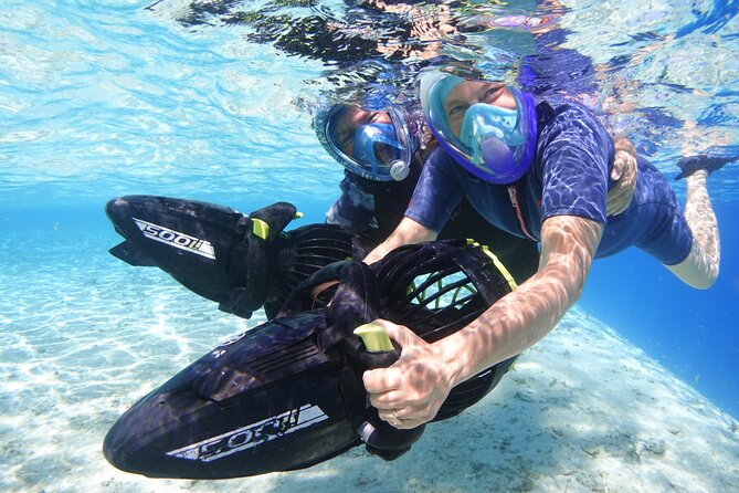 Sea Scooter Jet snorkeling "Moorea Reef Adventure" - Sea Scooter Jet in Moorea: the real value of the scooter