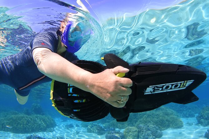 Sea Scooter Jet snorkeling "Moorea Reef Adventure" - The mask question: what to do if full-face gear doesn’t work for you