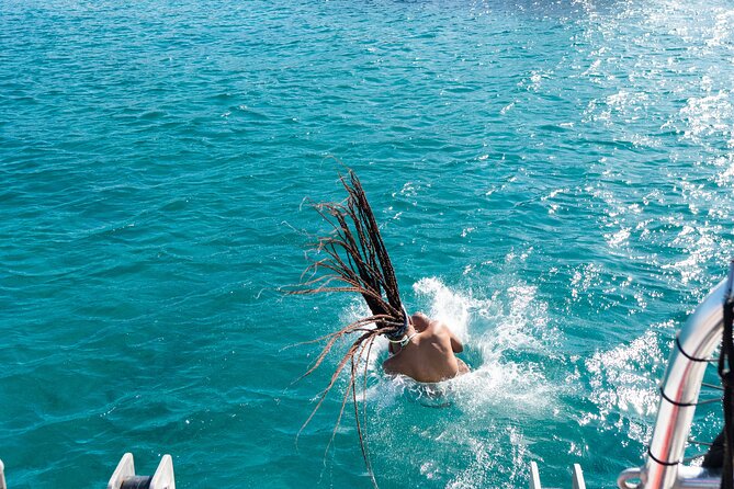 SeaFari FastCat - Sun, Fun, Swimming, Snorkeling & Boat Party - Limestone Bay: more secluded scenery and another shot at sea life