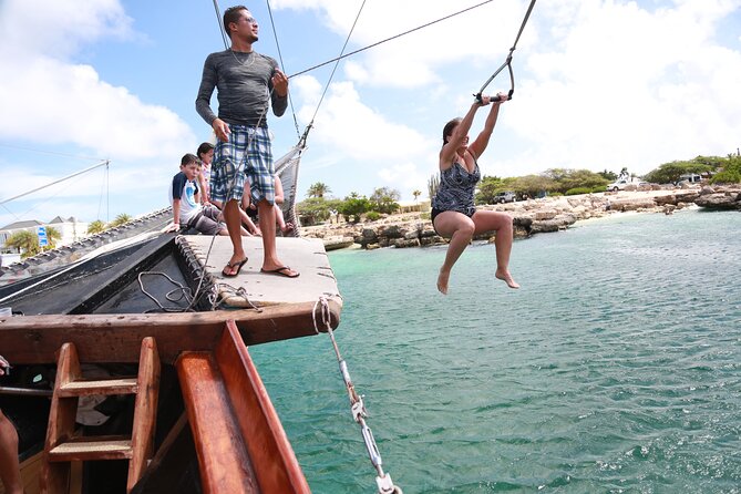 Set Sail in Aruba: Jolly Pirate Cruise with Snorkel Adventure - Second Stop: Boca Catalina for Clearer, Protected Cove Snorkeling