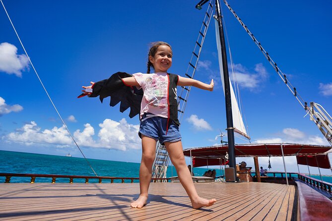Set Sail in Aruba: Jolly Pirate Cruise with Snorkel Adventure - BBQ Lunch, Open Bar, and a Rope Swing on a Pirate Schooner