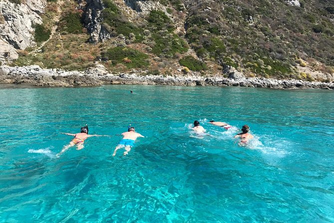 Shared snorkeling tour from Tropea to Capo Vaticano - Stop 2: Praia di Fuoco for swimming in a named cove