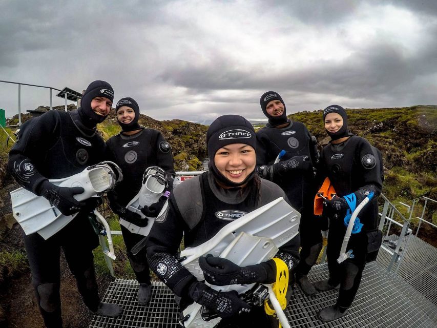 Silfra: Fissure Snorkeling Tour with Underwater Photos - The 50-minute swim between North America and Europe
