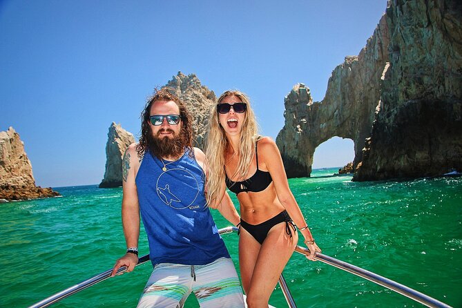 Snorkel Privately in Cabo San Lucas - What you’ll do before snorkeling: arch, Lover’s Beach, and coastline geology