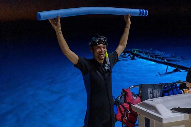 Snorkel with Manta Rays Guaranteed - The Lit Manta Floatation Device: What You Actually Do