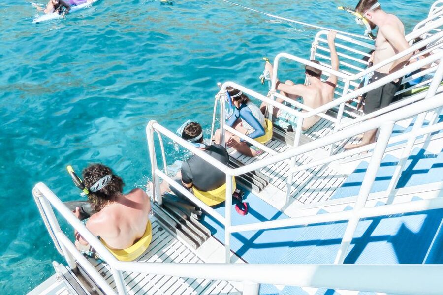 South Maui: Molokini Snorkeling Adventure - Calypso catamaran setup: the boat makes the day feel easier