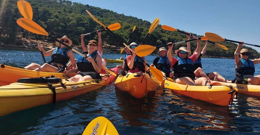 Split: Guided Sea Kayaking Tour with Snorkeling - The route: Marjan Hill sea views, Kašjuni Beach, and Tito’s Villa