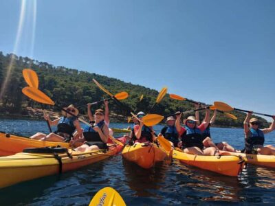 Split: Guided Sea Kayaking Tour with Snorkeling - The first lesson: how they teach kayaking without making it stressful