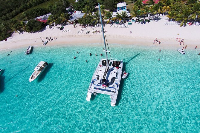 St. John Jost Van Dyke & Soggy Dollar Snorkel Sail with Breakfast - Westin - Breakfast on the catamaran and the ride out past St. John
