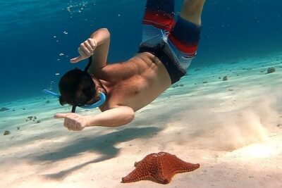 Starfish, Stingrays and the Turtle Sanctuary Snorkel Tour - Stop 1 to the sandbar payoff: Playa El Cielo and the starfish effect
