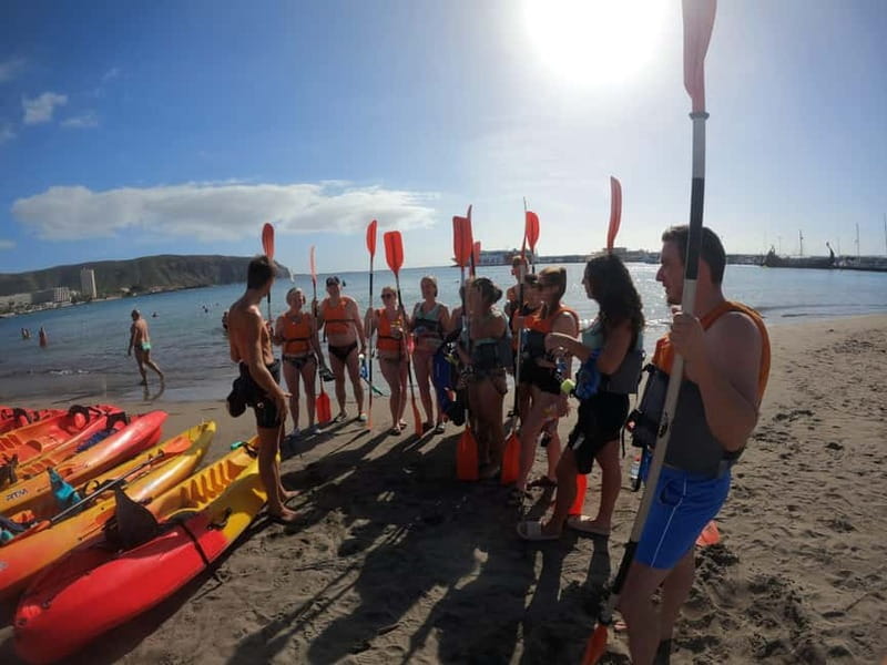 Tenerife: Kayak Sea Safari with Snorkel and Snacks - Snacks, water, and the little comfort wins