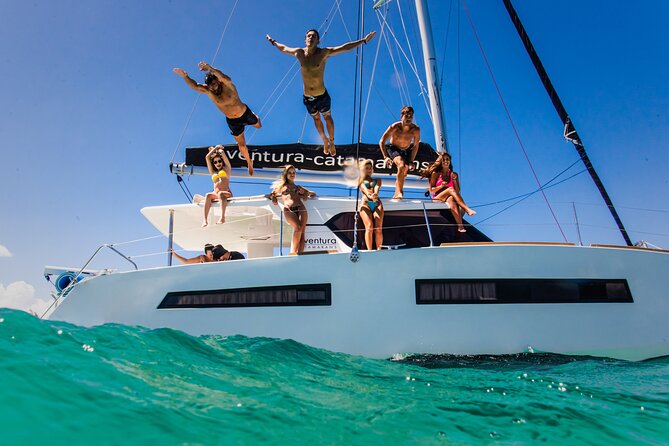 Tulum: Luxury Sail & Snorkel – All Inclusive 34' Catamaran - Morning vs Afternoon Departures: Pick Your Weather Rhythm