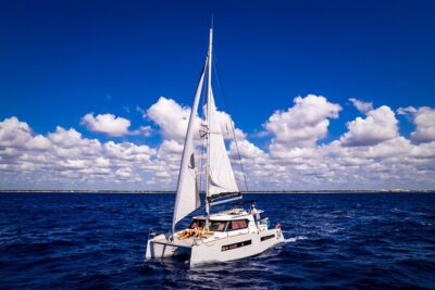 Tulum: Luxury Sail & Snorkel – All Inclusive 34' Catamaran - What the Sail Feels Like on a 34 Catamaran (And Why It Matters)