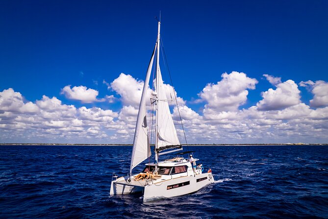 Tulum: Luxury Sail & Snorkel – All Inclusive 34' Catamaran - What the Sail Feels Like on a 34 Catamaran (And Why It Matters)