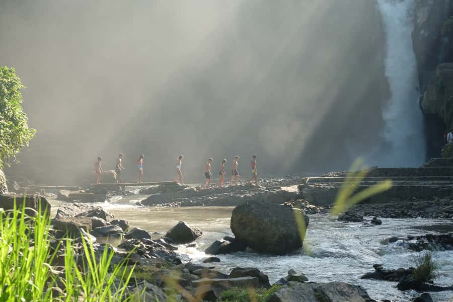 Ubud: Tegenungan Waterfall, Snorkeling, and Canyoning Tour - Getting from Ubud to the water: how the day flows