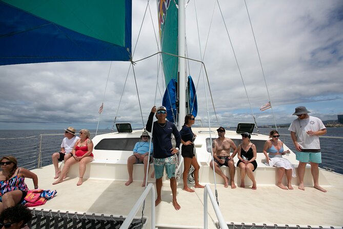 Waikiki Catamaran Snorkel Sail with Lunch: Turtles Guaranteed - What you might see besides turtles (dolphins and seasonal whales)