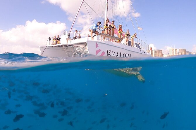 Waikiki: Turtle Canyon Snorkel - The Crew Makes It or Breaks It: Jamie, Mo, John, and the Team Energy