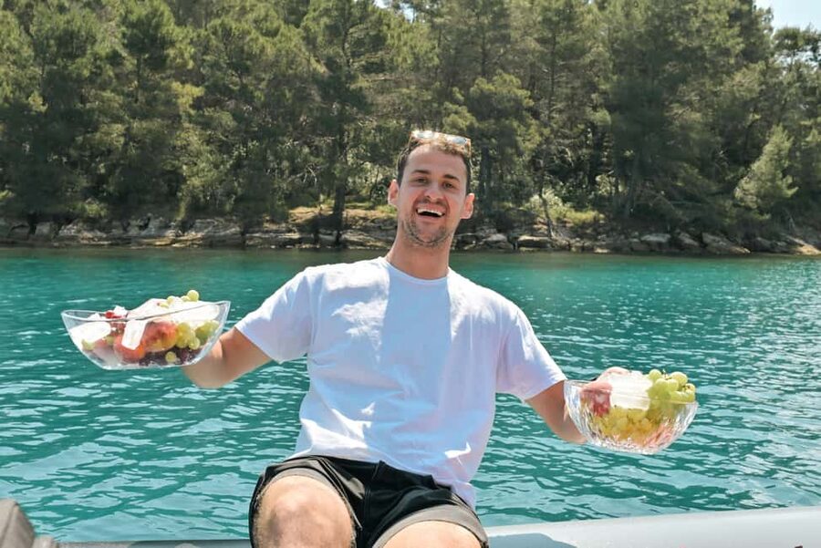 Zadar:Speedboat Tour Thrill Ride with Snorkeling on 3 island - Galevac and the snorkeling bay: the last swim slot is the payoff